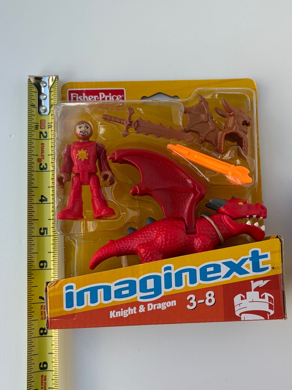 Fisher Price Imaginext Eagle Talon Castle Red Dragon w/ Fire Projectile Knight - Picture 4 of 4